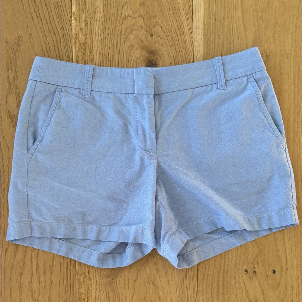 J. Crew Women's Sky Blue Shorts (Size 6)